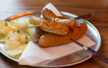 Pork Sausageの写真素材