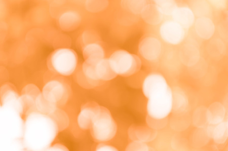 Orange bokeh abstract light backgroundの写真素材