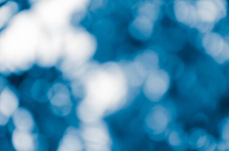 blue bokeh abstract light backgroundの写真素材