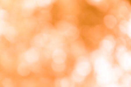 Abstract orange bokeh backgroundの写真素材