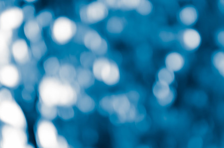 blue bokeh abstract light backgroundの写真素材