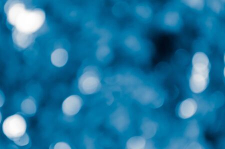 blue bokeh abstract light backgroundの写真素材