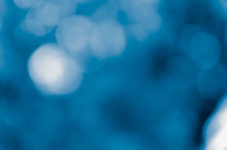 blue bokeh abstract light backgroundの写真素材
