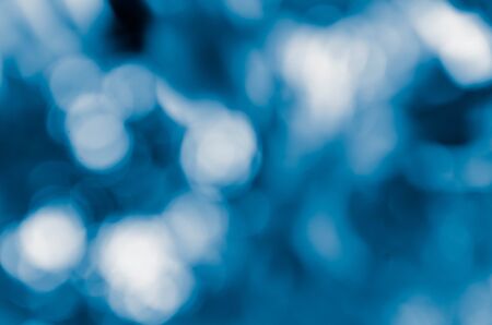 blue bokeh abstract light backgroundの写真素材