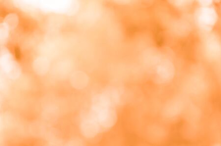 Abstract orange bokeh backgroundの写真素材