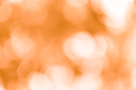 Orange bokeh abstract light backgroundの写真素材