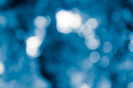 blue bokeh abstract light backgroundの写真素材