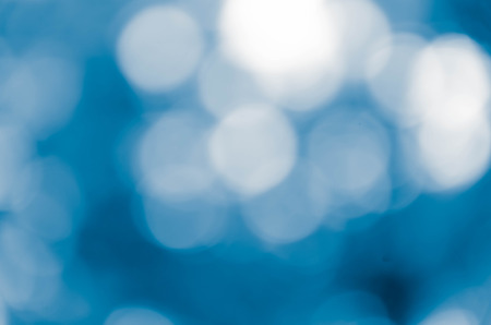 blue bokeh abstract light backgroundの写真素材