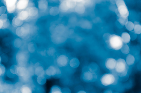 blue bokeh abstract light backgroundの写真素材