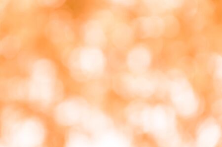Orange bokeh from naturalの写真素材