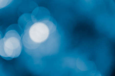 blue bokeh abstract light backgroundの写真素材