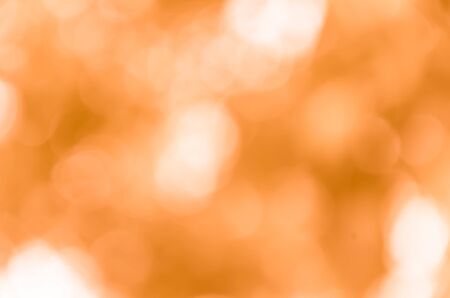 Orange bokeh from naturalの写真素材