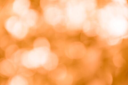 Orange bokeh from naturalの写真素材