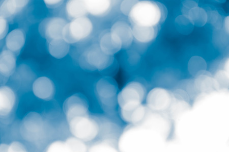 blue bokeh abstract light backgroundの写真素材
