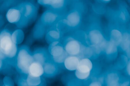 blue bokeh abstract light backgroundの写真素材