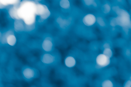 Blurred Lights on blue backgroundの写真素材