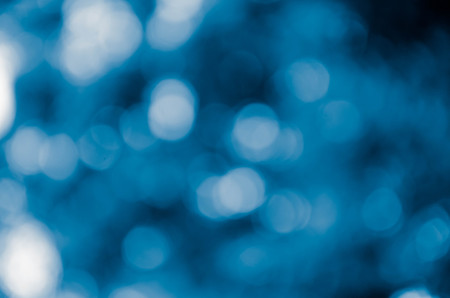 blue bokeh abstract light backgroundの写真素材