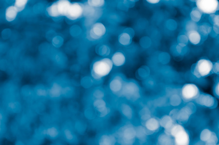 Blue bokeh abstract light backgroundの写真素材
