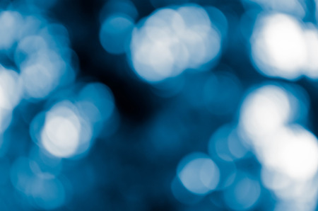 blue bokeh abstract light backgroundの写真素材
