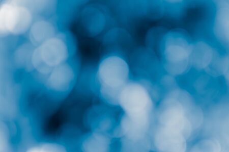 blue bokeh backgroundの写真素材