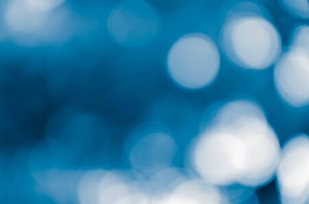 blue bokeh abstract light backgroundの写真素材