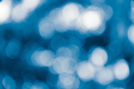 blue bokeh abstract light backgroundの写真素材