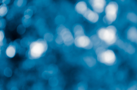 Blurred Lights on blue backgroundの写真素材