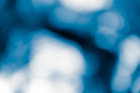 blue bokeh abstract light backgroundの写真素材