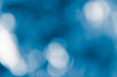 blue bokeh abstract light backgroundの写真素材