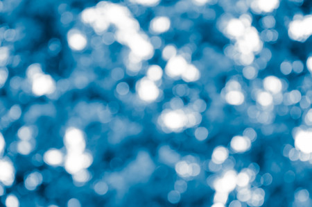 blue bokeh abstract light backgroundの写真素材