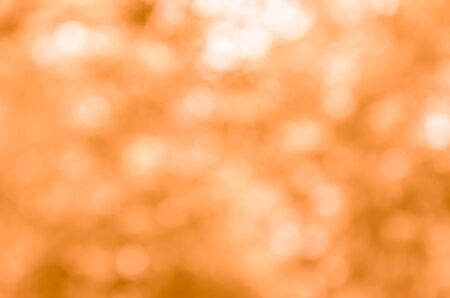 Orange bokeh from naturalの写真素材