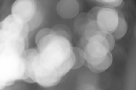 Bokeh on gray blurred backgroundの写真素材