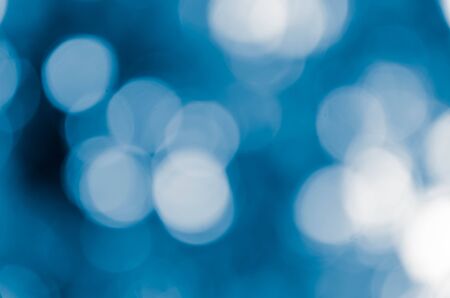 blue bokeh abstract light backgroundの写真素材