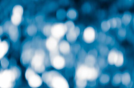 blue bokeh abstract light backgroundの写真素材