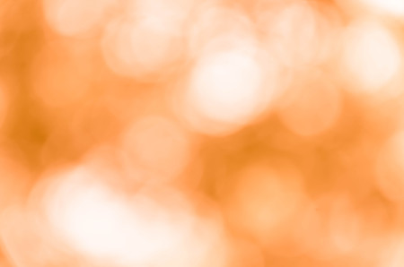 Orange bokeh abstract light backgroundの写真素材