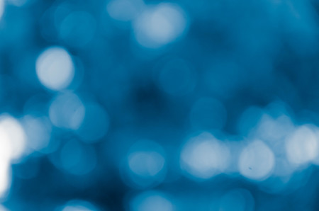 Blurred Lights on blue backgroundの写真素材