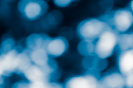 Blurred Lights on blue backgroundの写真素材