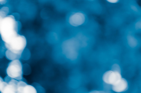 Blurred Lights on blue backgroundの写真素材