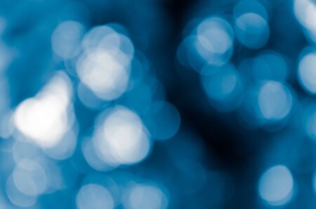 blue bokeh abstract light backgroundの写真素材