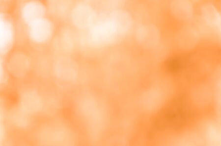 Orange bokeh from naturalの写真素材
