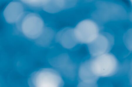 Blurred Lights on blue backgroundの写真素材