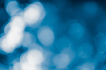 Blurred Lights on blue backgroundの写真素材