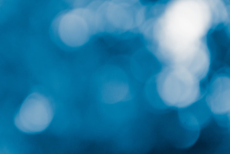 Blurred Lights on blue backgroundの写真素材