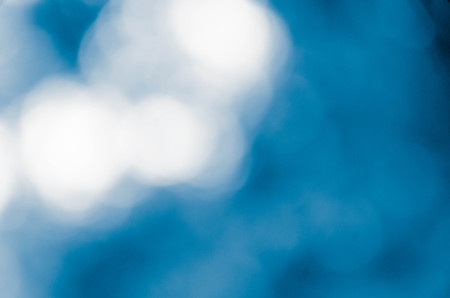 Blurred Lights on blue backgroundの写真素材
