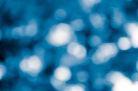 blue bokeh abstract light backgroundの写真素材