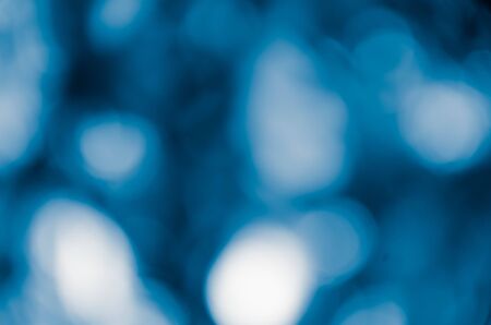 blue bokeh abstract light backgroundの写真素材