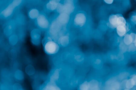 blue bokeh abstract light backgroundの写真素材