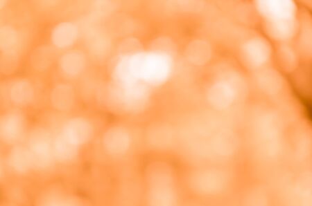 Abstract orange bokeh backgroundの写真素材