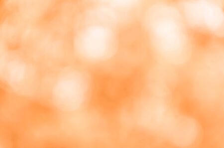 Orange bokeh from naturalの写真素材