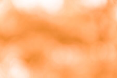 Orange bokeh abstract light backgroundの写真素材